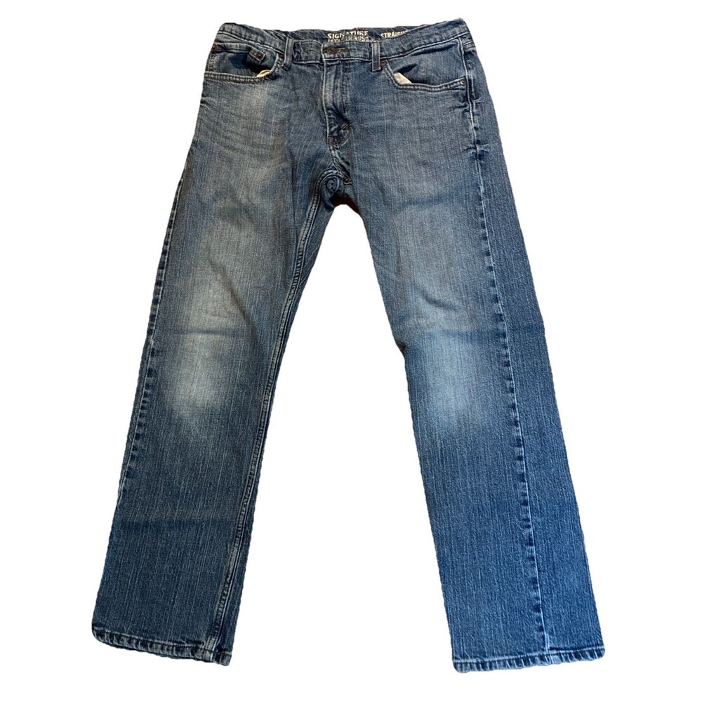 Signature by Levi Strauss & Co Relaxed Fit Mens Jeans 33 X 30